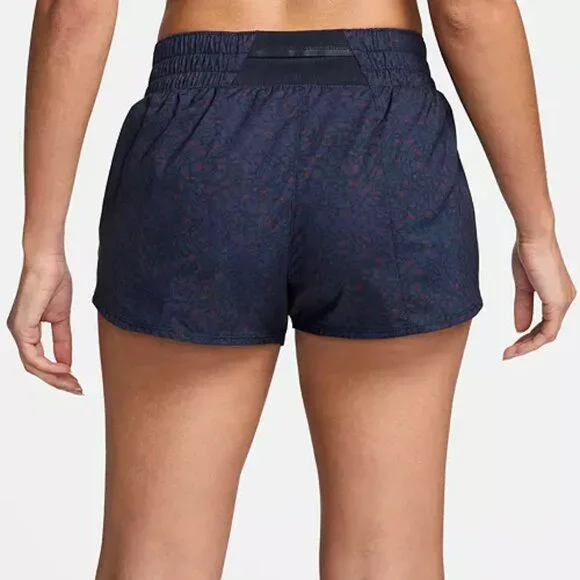 NWT New Nike Women's One Dri-FIT Mid-Rise 3" Brief-Lined Shorts Size Small S - Picture 2 of 5